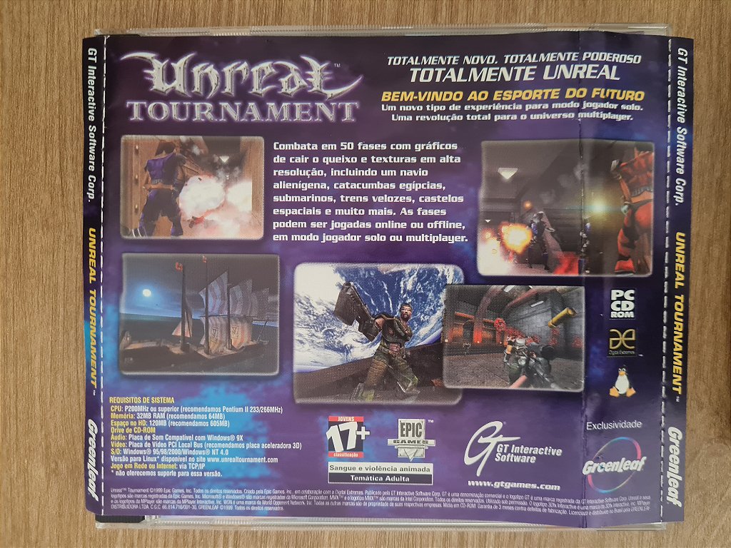 Jogo PC CD Unreal Tornament Greenleaf Br Original – imagem 2