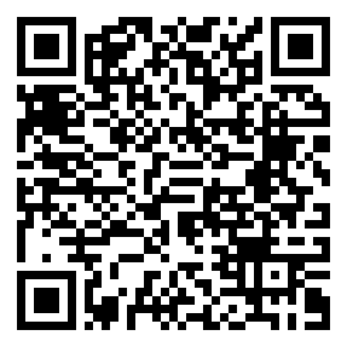 QR Code para acessar a Mini Incubadora