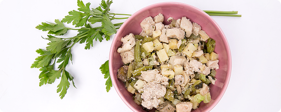 Frango Jardineira Chef Bartho - comida para cães