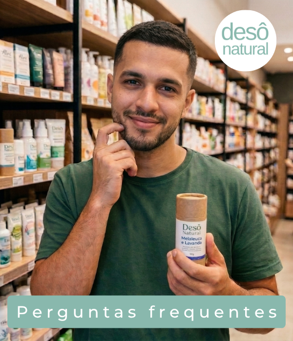 Perguntas frequentes sobre desodorantes naturais