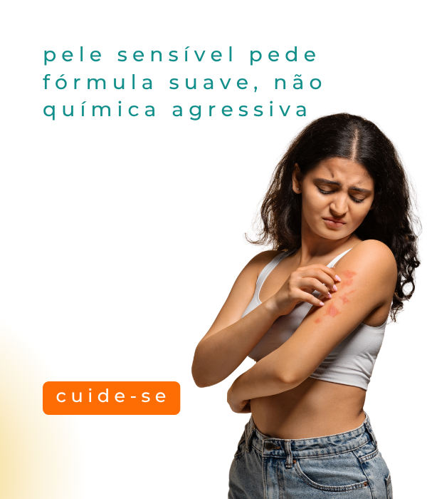 Pele sensível nas axilas — cuidados e soluções naturais