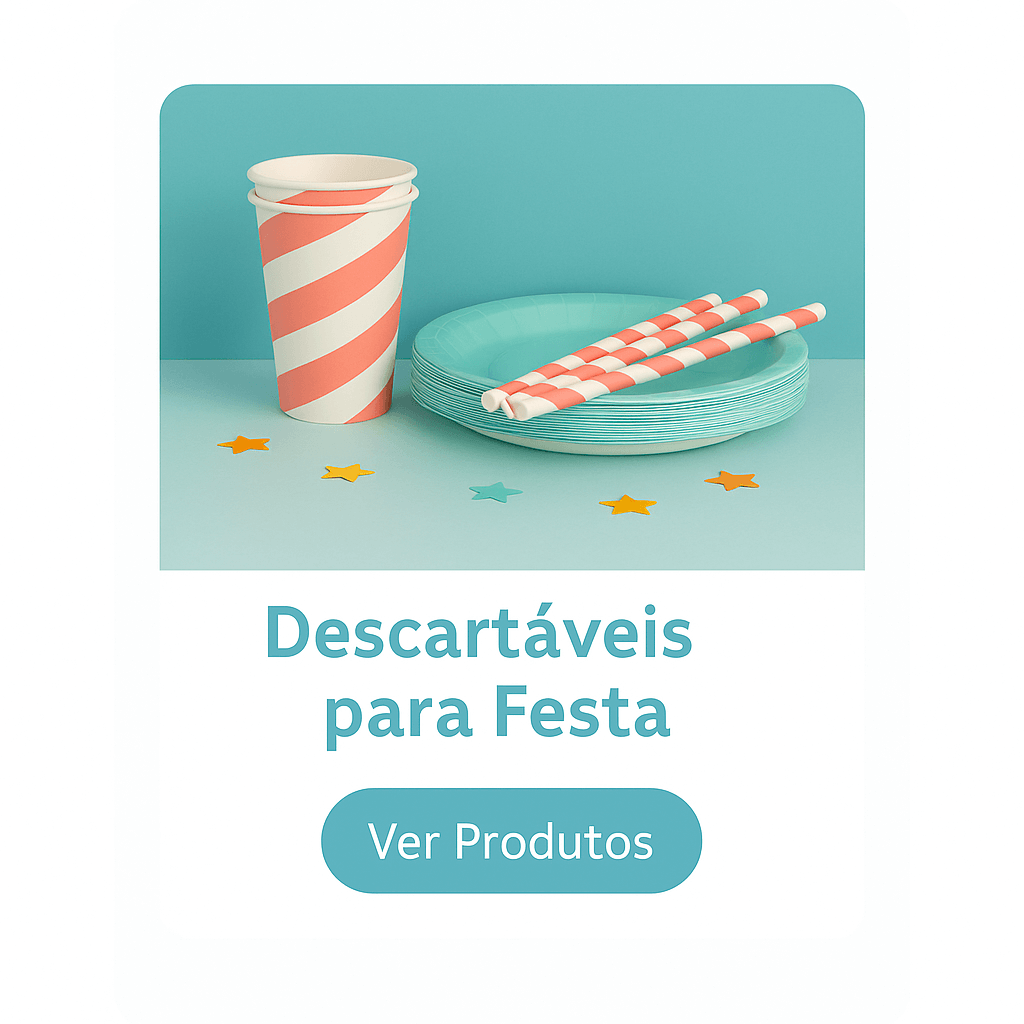 Descartáveis para festa
