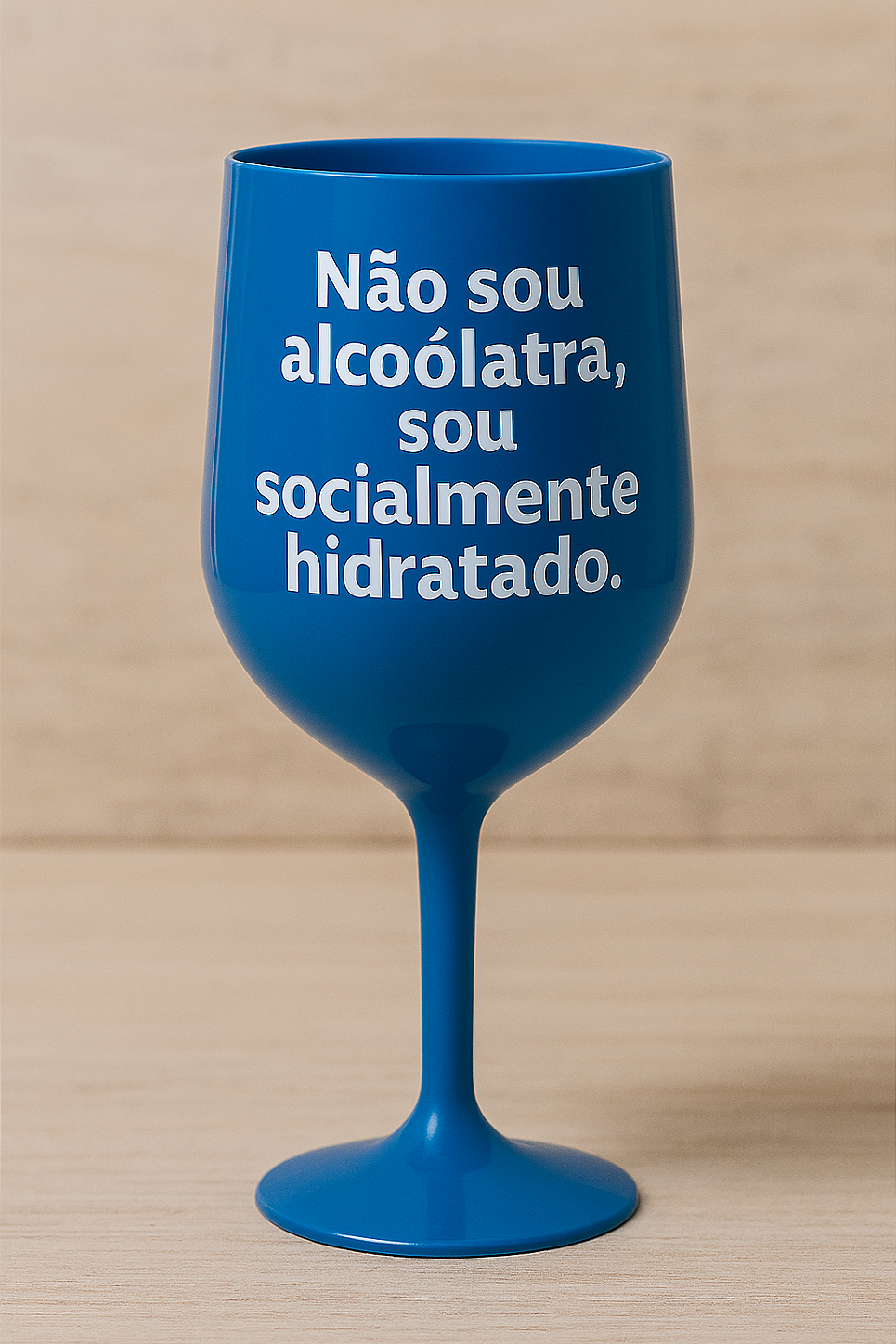 Taça com frase engraçada
