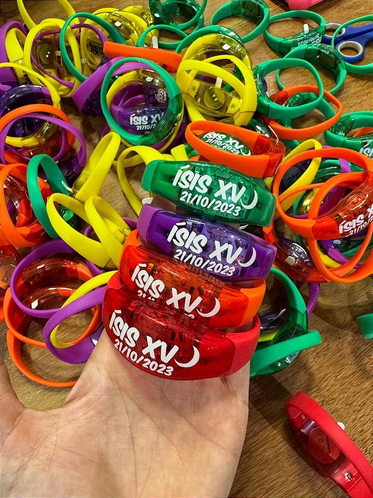 Pulseira LED Ativada por Som personalizada — Pulseira, foto 2 de 5