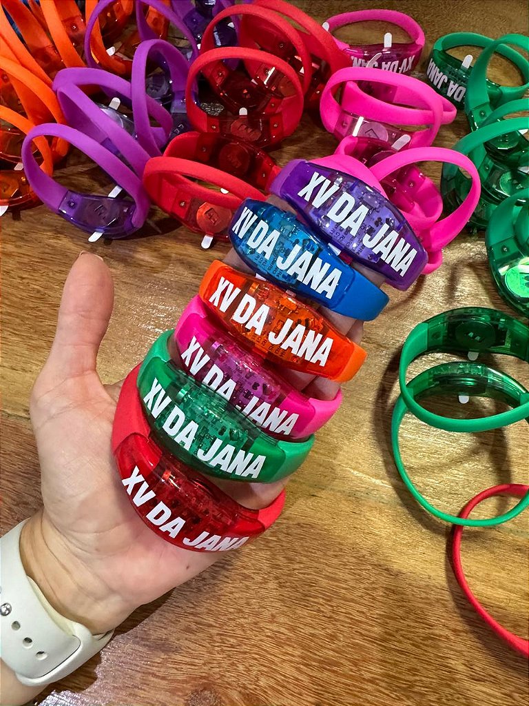Pulseira LED Ativada por Som personalizada — Pulseira, foto 1 de 5