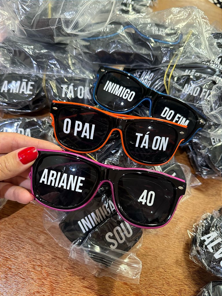 Óculos LED personalizada — Óculos, foto 1 de 5