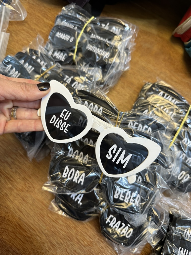 Óculos Coração personalizada — Óculos, foto 1 de 4