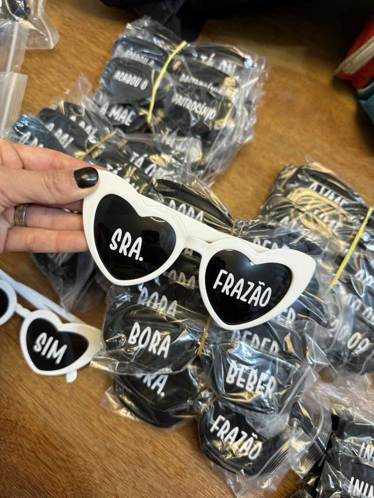 Óculos Coração personalizada — Óculos, foto 3 de 4