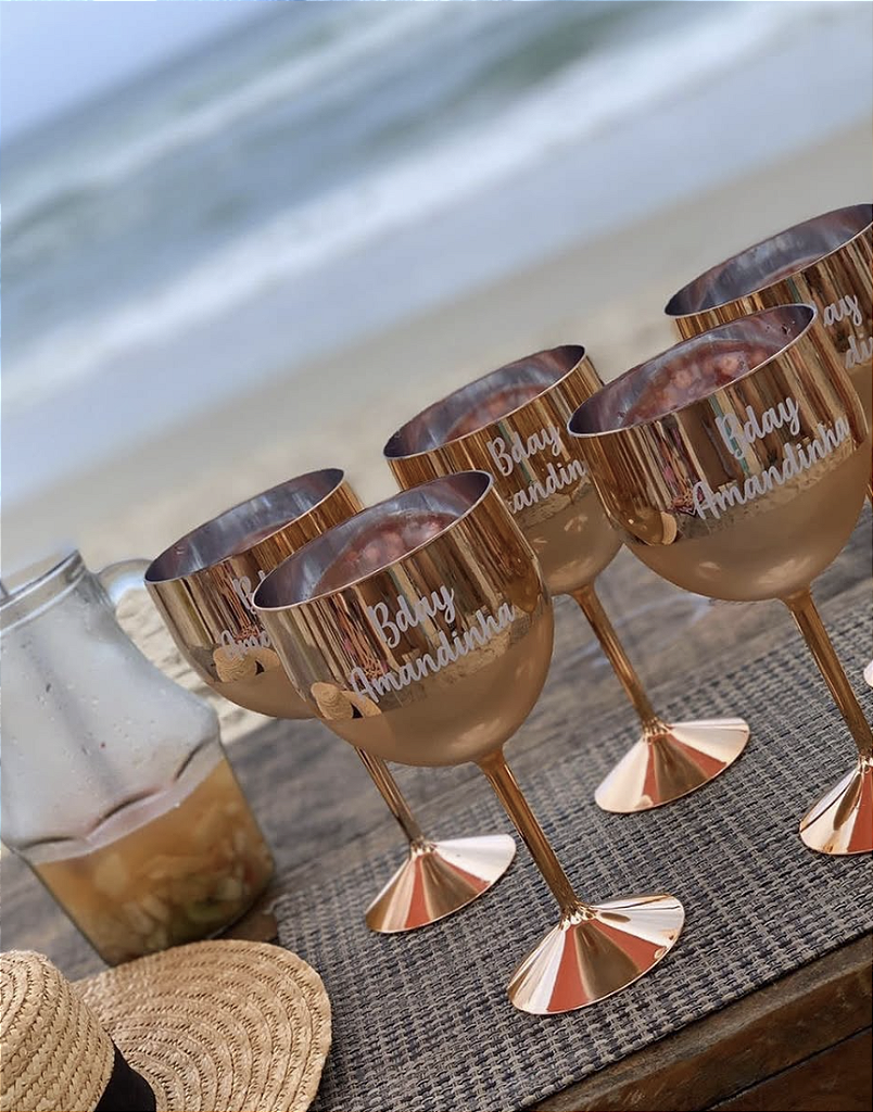 Taça Gin Metalizada Personalizada 550ml personalizada — Taças, foto 2 de 2
