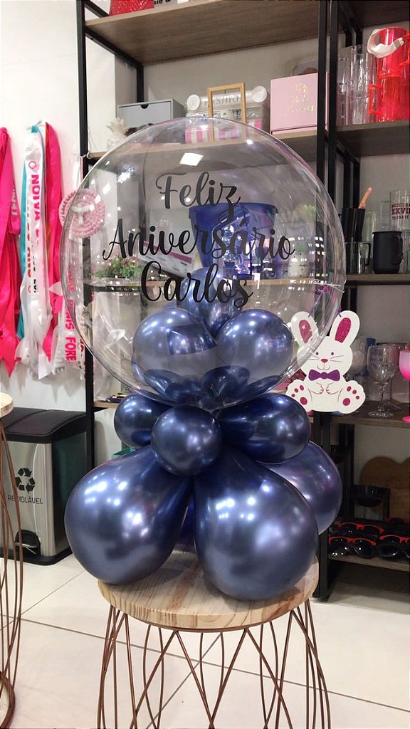 Balão Bubble de Mesa Personalizado personalizada — Balões, foto 2 de 5