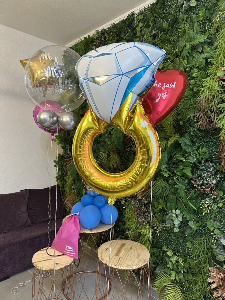 Balão Metalizado Aliança personalizada — Balões, foto 1 de 4