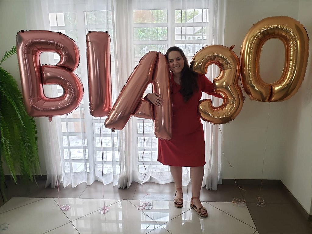 Balão Metalizado de Número 40” personalizada — Balões, foto 3 de 5