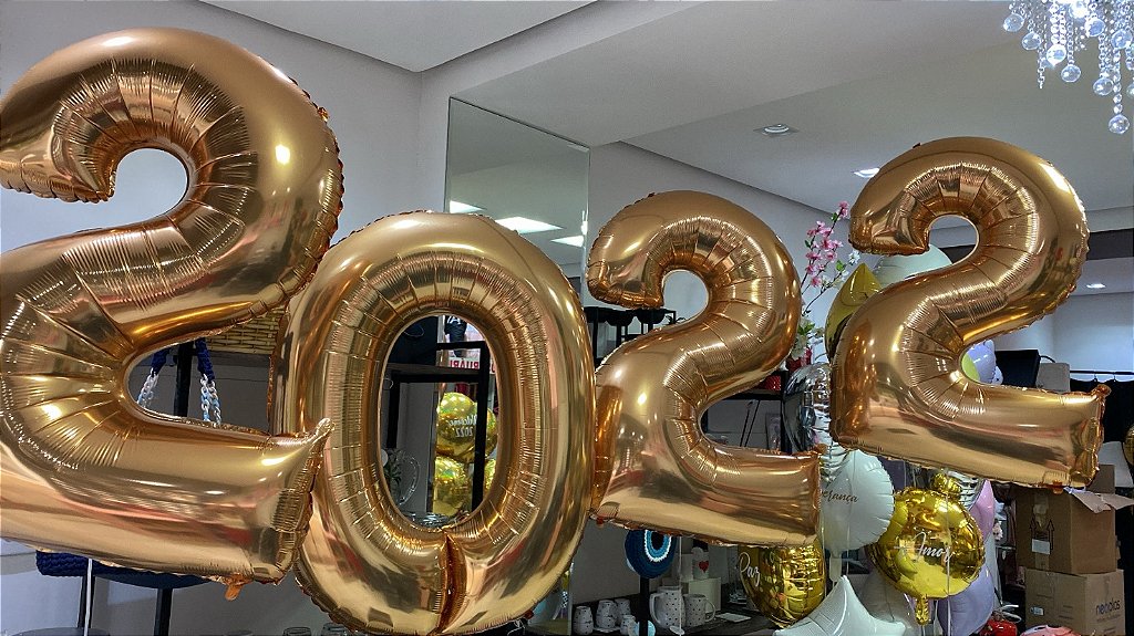 Balão Metalizado de Número 40” personalizada — Balões, foto 1 de 5
