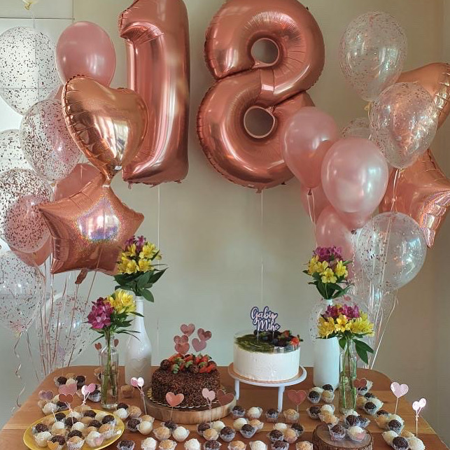 Balão Metalizado de Número 40” personalizada — Balões, foto 2 de 5