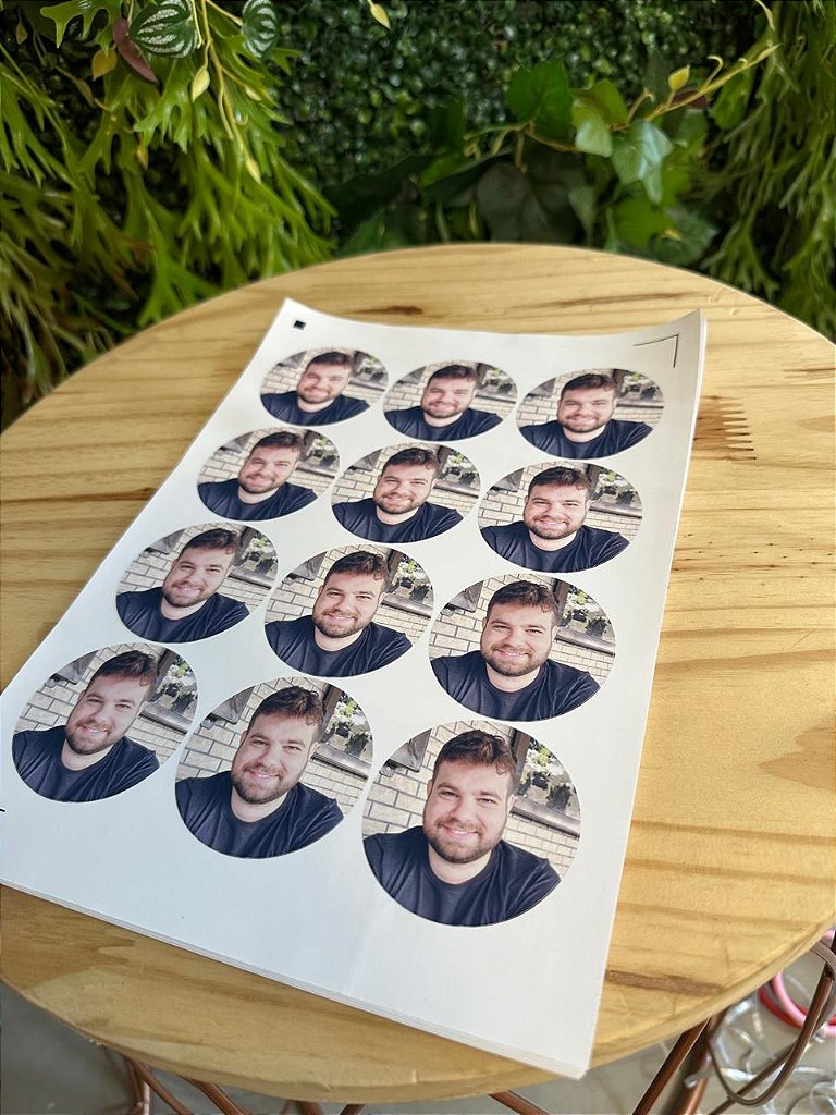 Adesivo Personalizado Redondo personalizada — Acessórios, foto 3 de 5