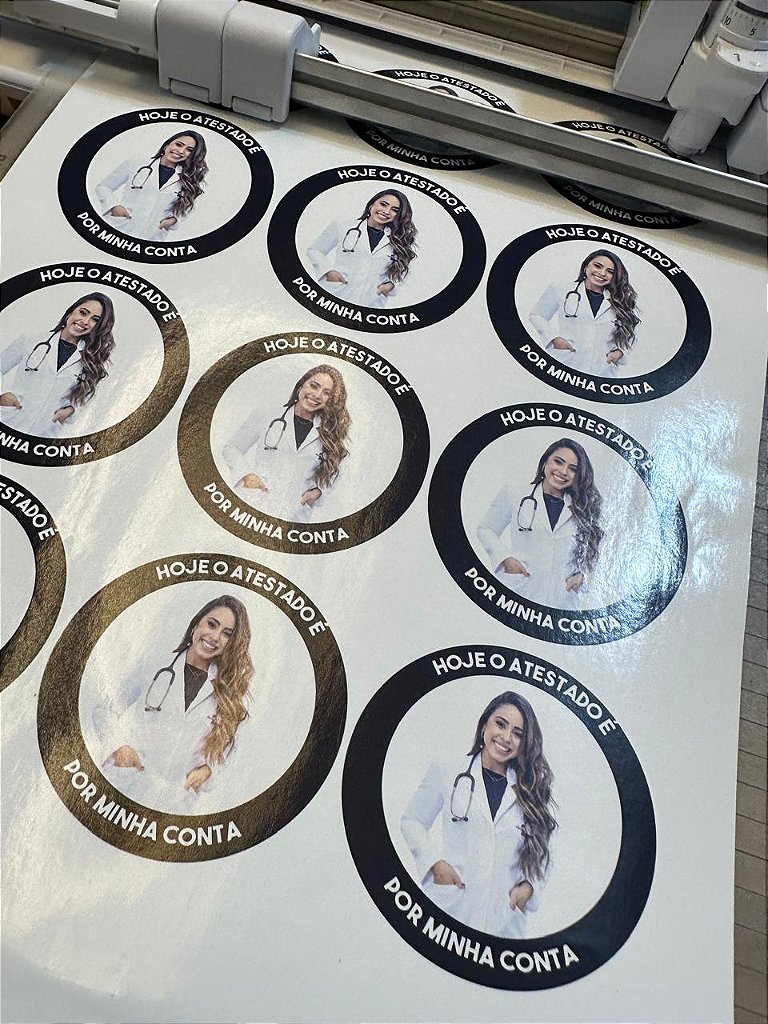 Adesivo Personalizado Redondo personalizada — Acessórios, foto 4 de 5