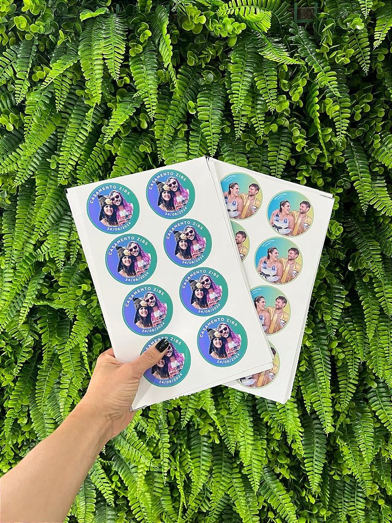 Adesivo Personalizado Redondo personalizada — Acessórios, foto 2 de 5