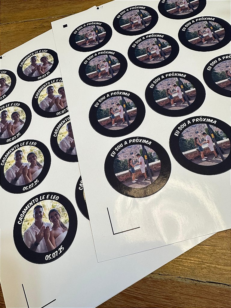 Adesivo Personalizado Redondo personalizada — Acessórios, foto 5 de 5