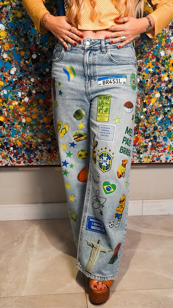 Adesivo Termocolante – Tema Brasil personalizada — Vestuário, foto 5 de 5