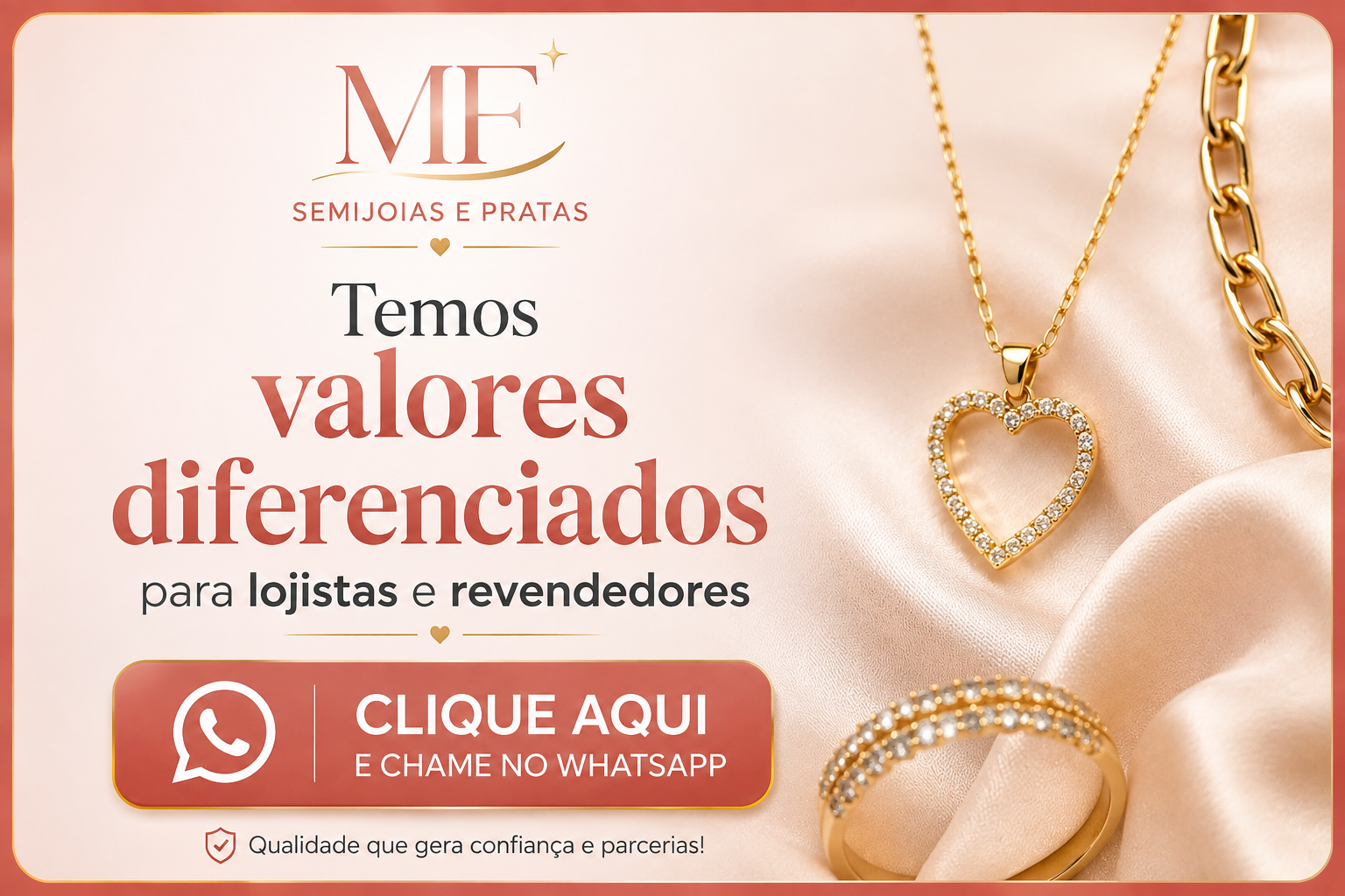 MF Semijoias e Pratas - Atacado para revendedores