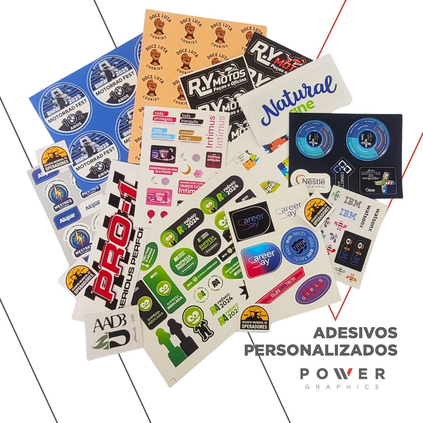 Adesivos Personalizados - Solicite o seu orçamento pelo WathsApp
