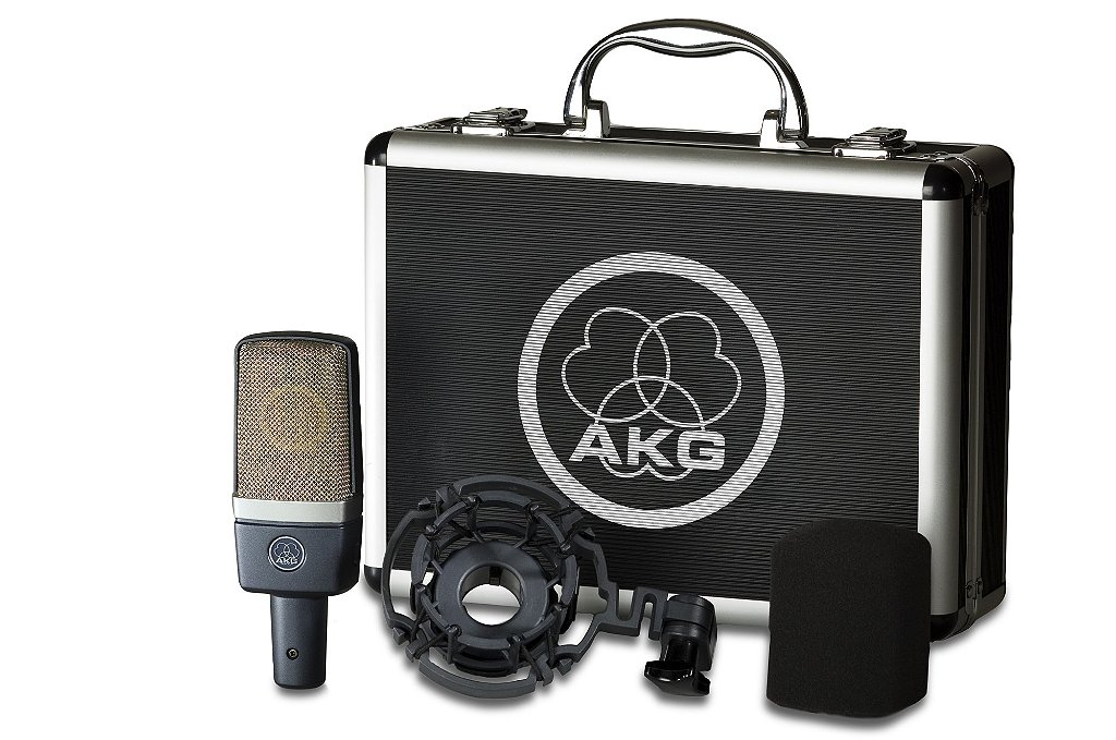 Microfone AKG C214 - Amplitude Som Profissional