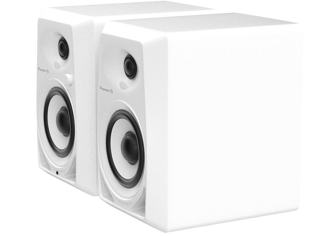 Pioneer DJ DM-40D-W ホワイト Aperfeiçoe sua audição com os Monitores Pioneer DM-40D-W