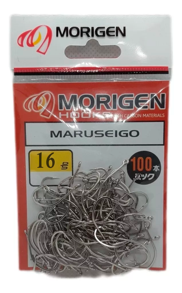 Anzol Japonês Maruseigo Níckel - Cartela com 100un - Morigen