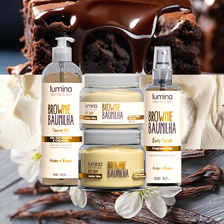 Body Splash Brownie e Baunilha