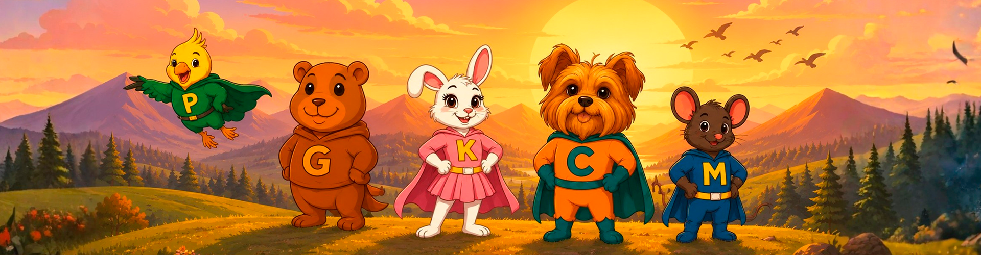 Banner Super-Heróis