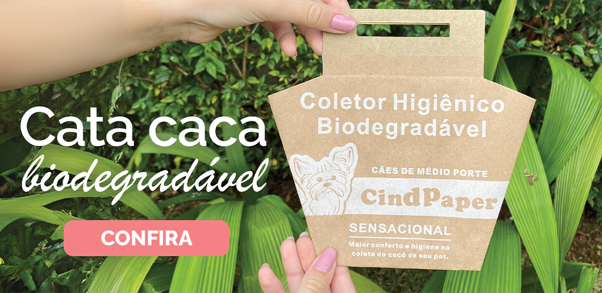 Cata caca biodegradável - CindPaper