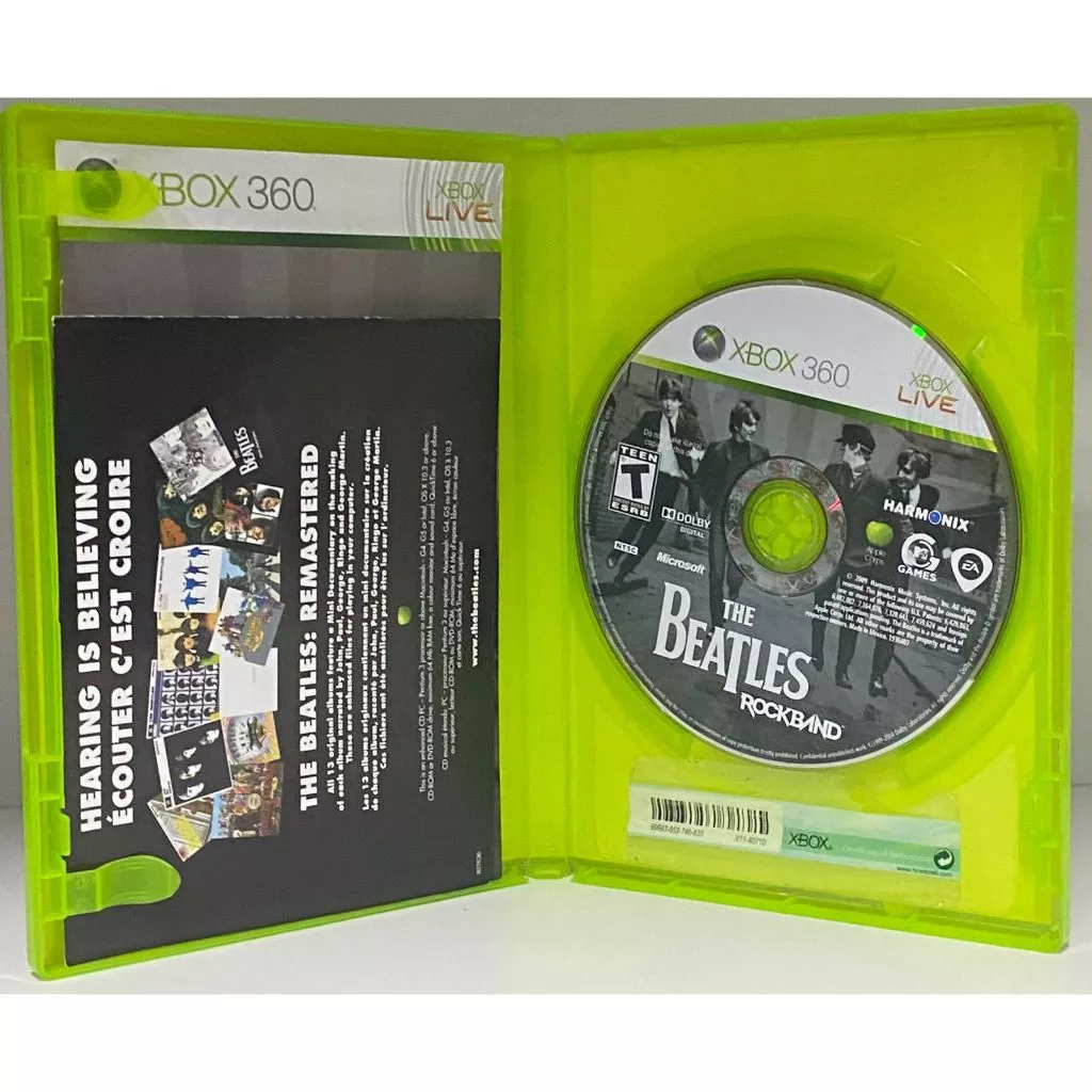 The Beatles Rockband - Xbox 360 - Original - ALB GAMES