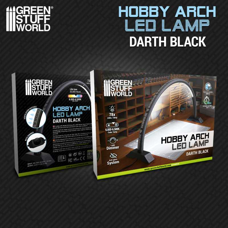 Hobby Arch LED Lamp - Darth Black - Geek Tintas