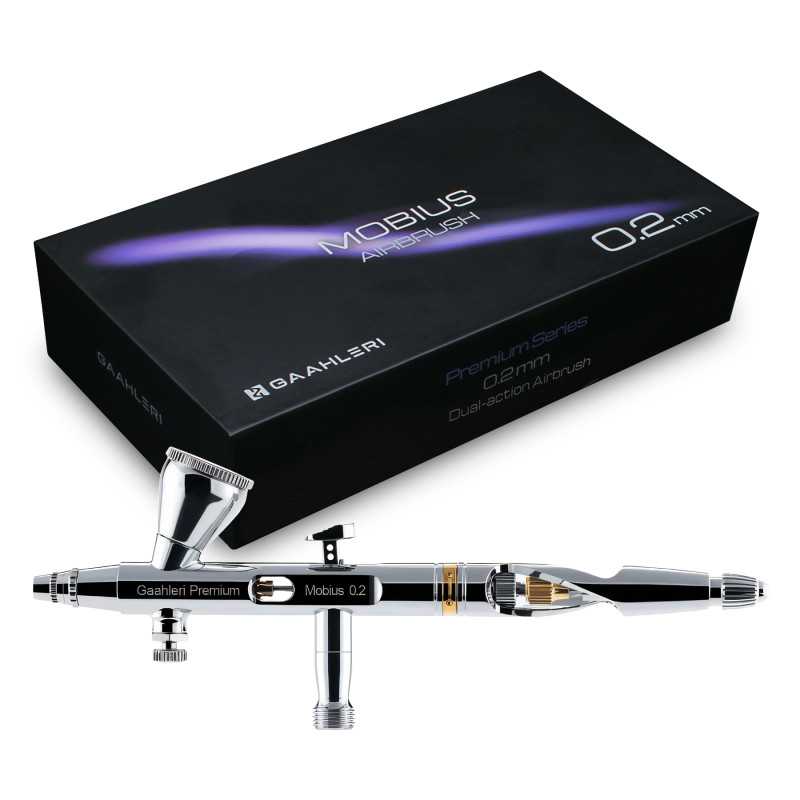Gaahleri エアブラシ　MOBIUS 0.2 ガレーリ　ダブルアクション Gaahleri Airbrush Premium Series GHPM-Mobius 0,2 mm : Amazon.com