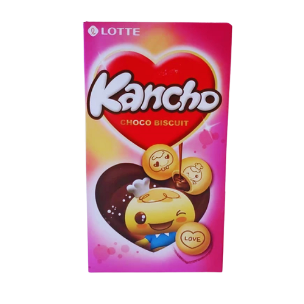 BISCOITO COREANO COM RECHEIO DE CHOCOLATE KANCHO PREFERIDO DO