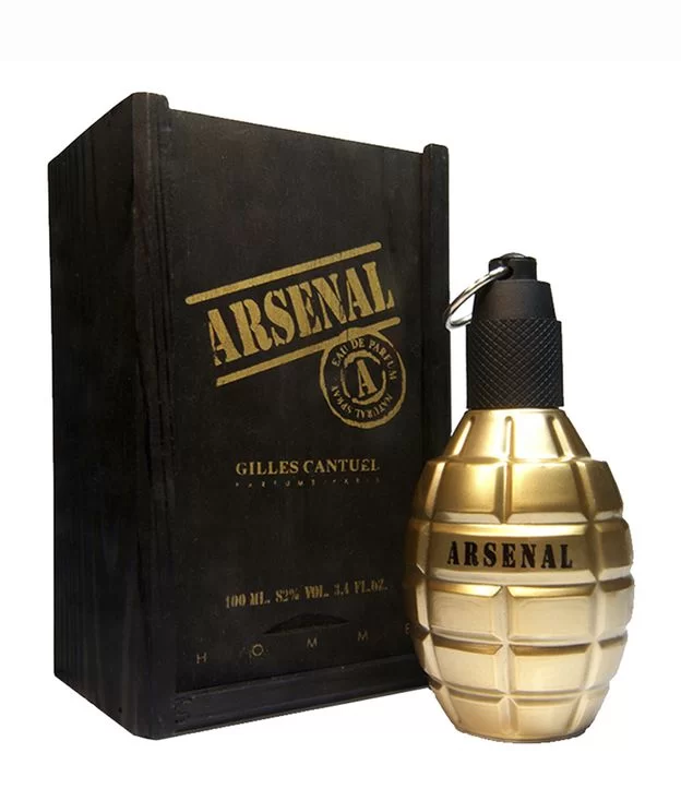 Gilles Cantuel Arsenal Gold Eau de Toilette Masulino 100ml