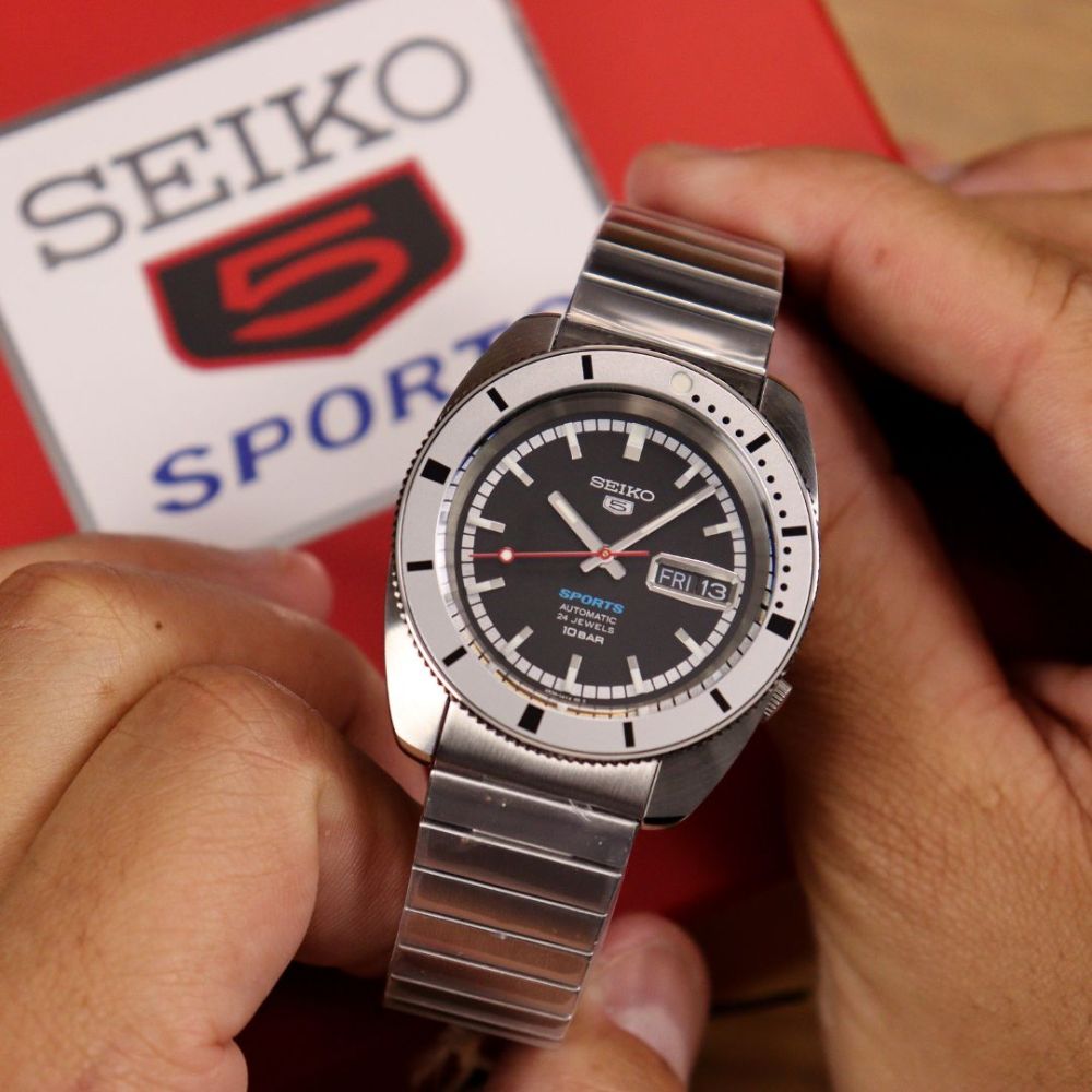 SEIKO 5sports 1969リミテッドエディッション SBSA271 Relógio Seiko 5 Sports Re-creation Heritage Limited Edition