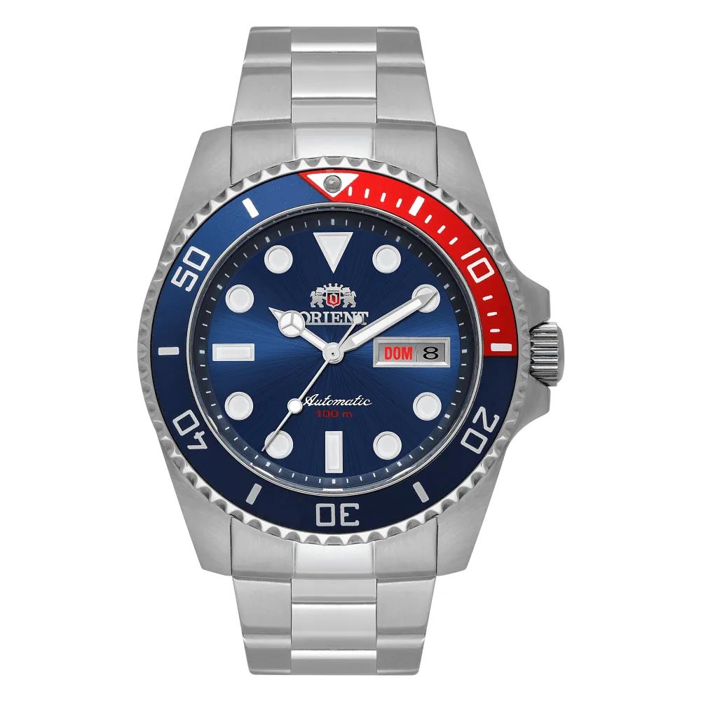 Relógio Orient Automático Submariner Pepsi F49SS026NH D1SX