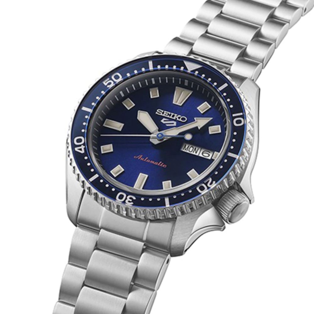 Relógio Seiko 5 Sports SKX Automático Azul Safira SRPL83B1