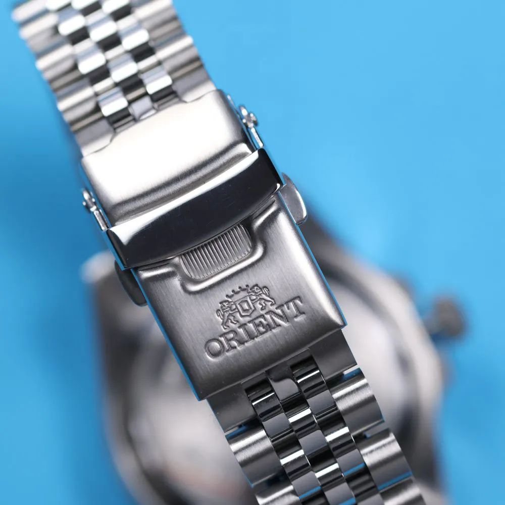 Relógio Orient 3 Stars Submariner 39mm YN6SS023 A1SX Azul Celeste