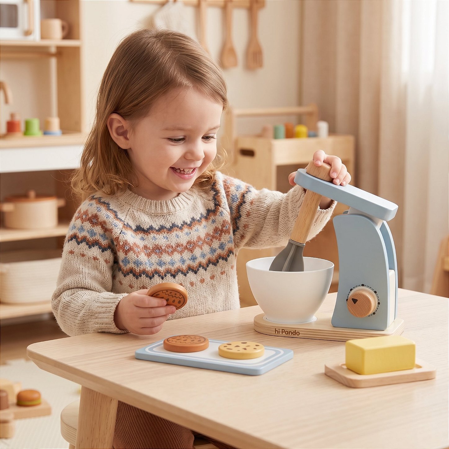 Batedeira de Madeira Infantil