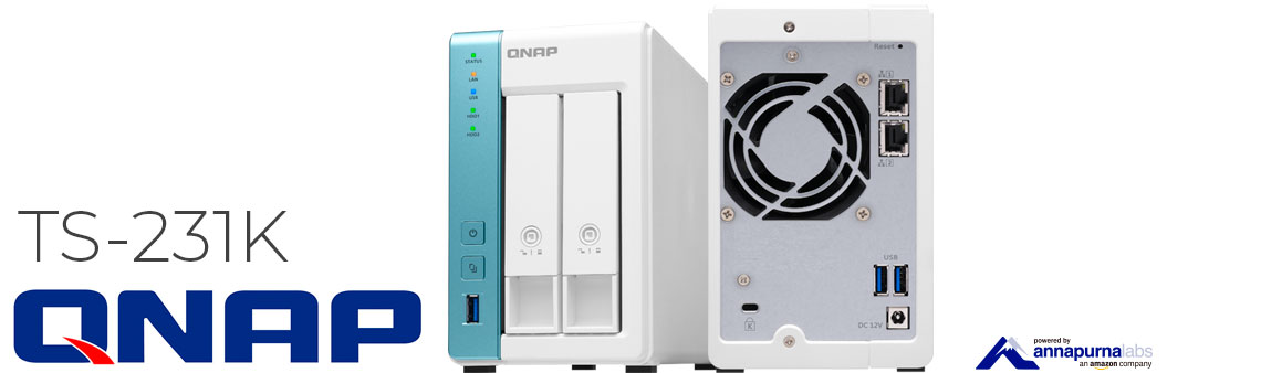 Qnap TS-231K - Storage NAS 2 Baias p/ HDD SATA - QNAP Brasil