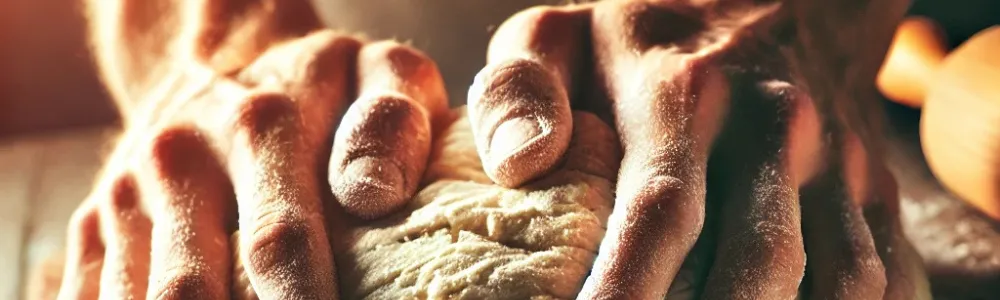Por que a massa de pão fica pegajosa ou muito seca?