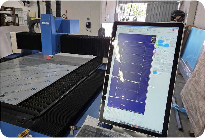 Serviços de corte a laser
