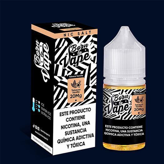 Born to Vape - Tobacco Vanilla- 30ml 50mg - Vapor Club Brasil