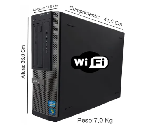 Computador Dell Optiplex 390 Core i5 8GB RAM SSD 256GB Wifi - DSI