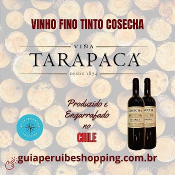 Vinho Tinto Chileno Cosecha Pacaratá em Peruíbe