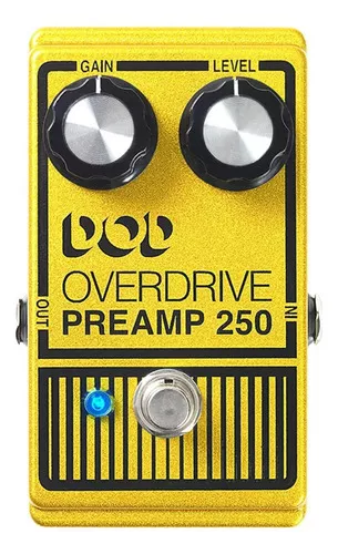 Pedal DOD PREAMP 250 - MUSICWARE INSTRUMENTOS MUSICAIS