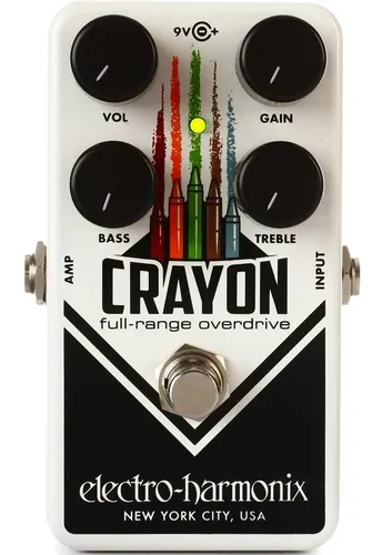 Pedal Electro Harmonix CRAYON Full Range 69 Overdrive - MUSICWARE