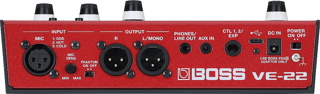 Pedal VE-22 Vocal Performer - MUSICWARE INSTRUMENTOS MUSICAIS